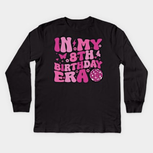 In My 8th Birthday Era Kids Long Sleeve T-Shirt